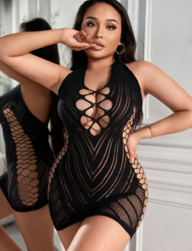 Obsidian Desire – Cut-Out Bodystocking