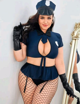 Midnight Patrol Plus-Size Costume Set